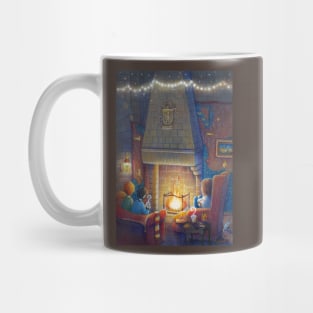 Fireplace and tea Mug